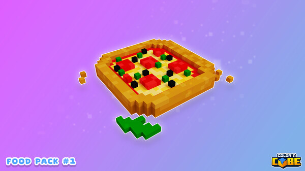 Color a Cube - Food Pack #1 screenshot 4