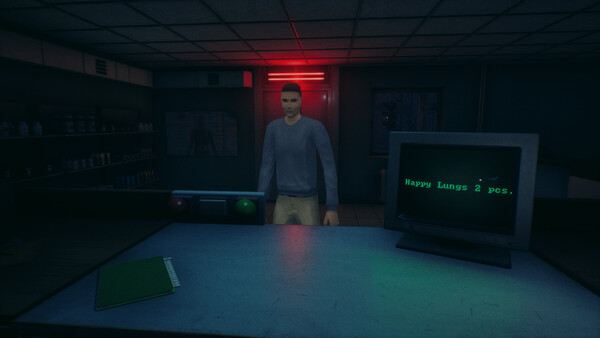 Screenshot of Pharma Noctis gameplay showing in-action mechanics