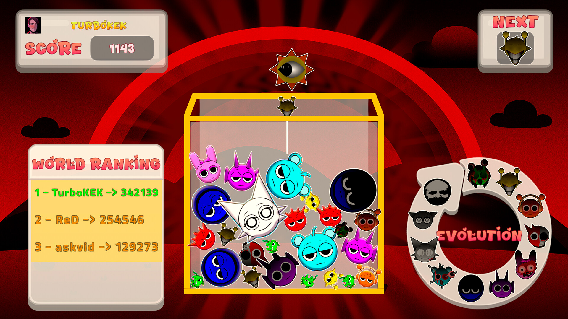 #4. Suika Sprunki Edition (Steam) 由: Xenon Bloom