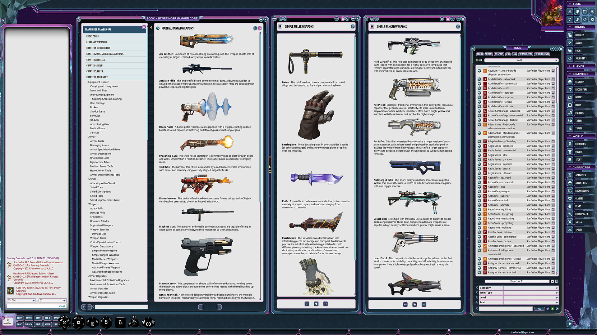 #3. Fantasy Grounds - Starfinder 2 RPG - Player Core (Steam) 由: SmiteWorks USA, LLC