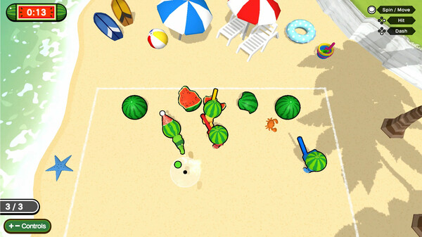 Hit! Spin! Watermelon Party game for windows Pc 1
