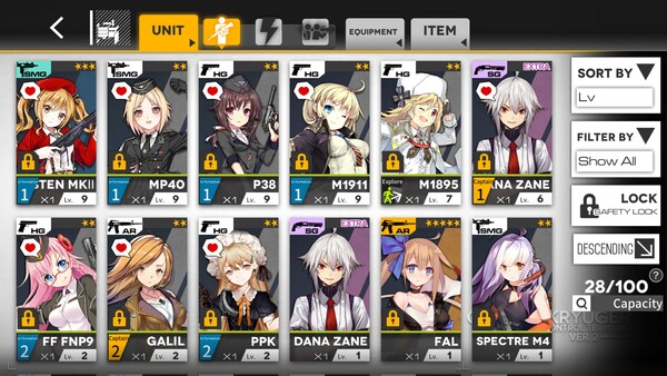 Screenshot of Girls' Frontline