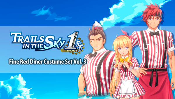 Trails in the Sky 1st Chapter - Fine Red Diner Costume Set Vol. 3 for steam Trails in the Sky 1st Chapter - Fine Red Diner Costume Set Vol. 3 for steam