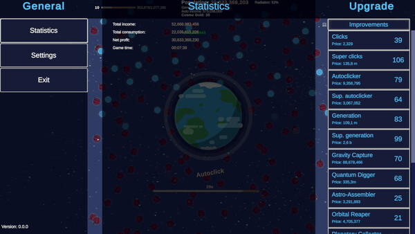Clicker Astro Planet screenshot 5