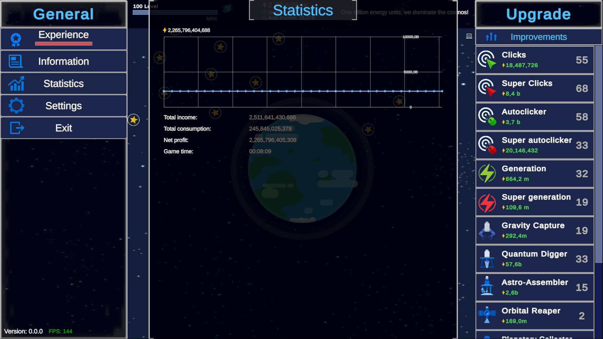 #7. Clicker Astro Planet (Steam) De: LunaSmith