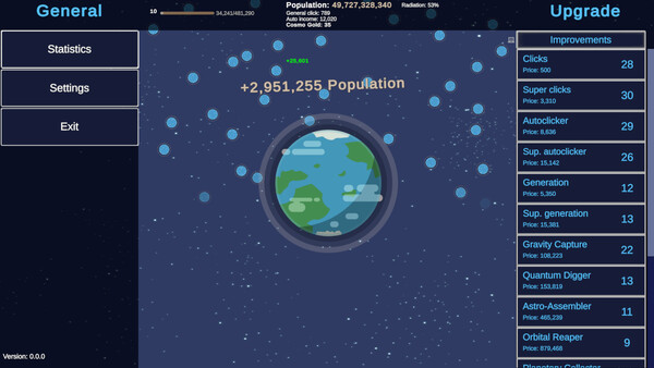 Clicker Astro Planet screenshot 4