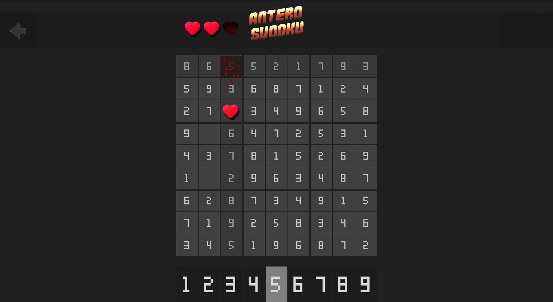 Antero Sudoku screenshot #2