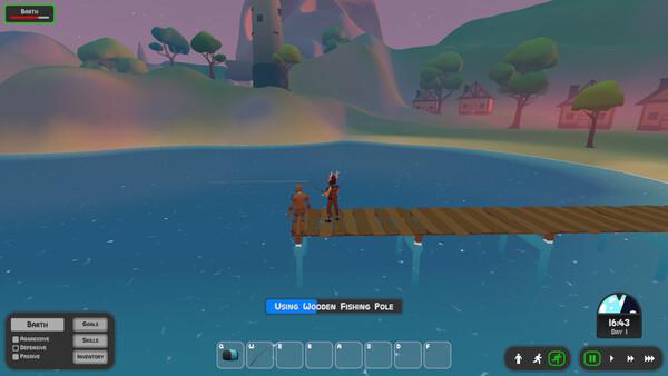 Screenshot of Aculto gameplay showing in-action mechanics