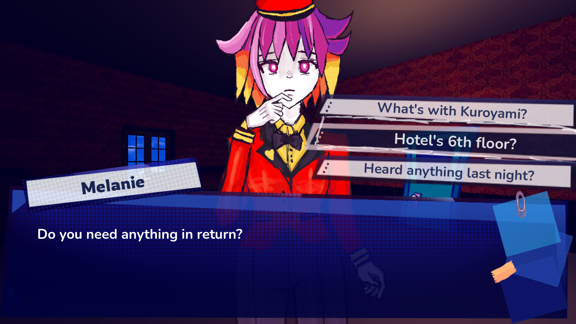 Blue Detective: A Hotel in Scarlet screenshot #1