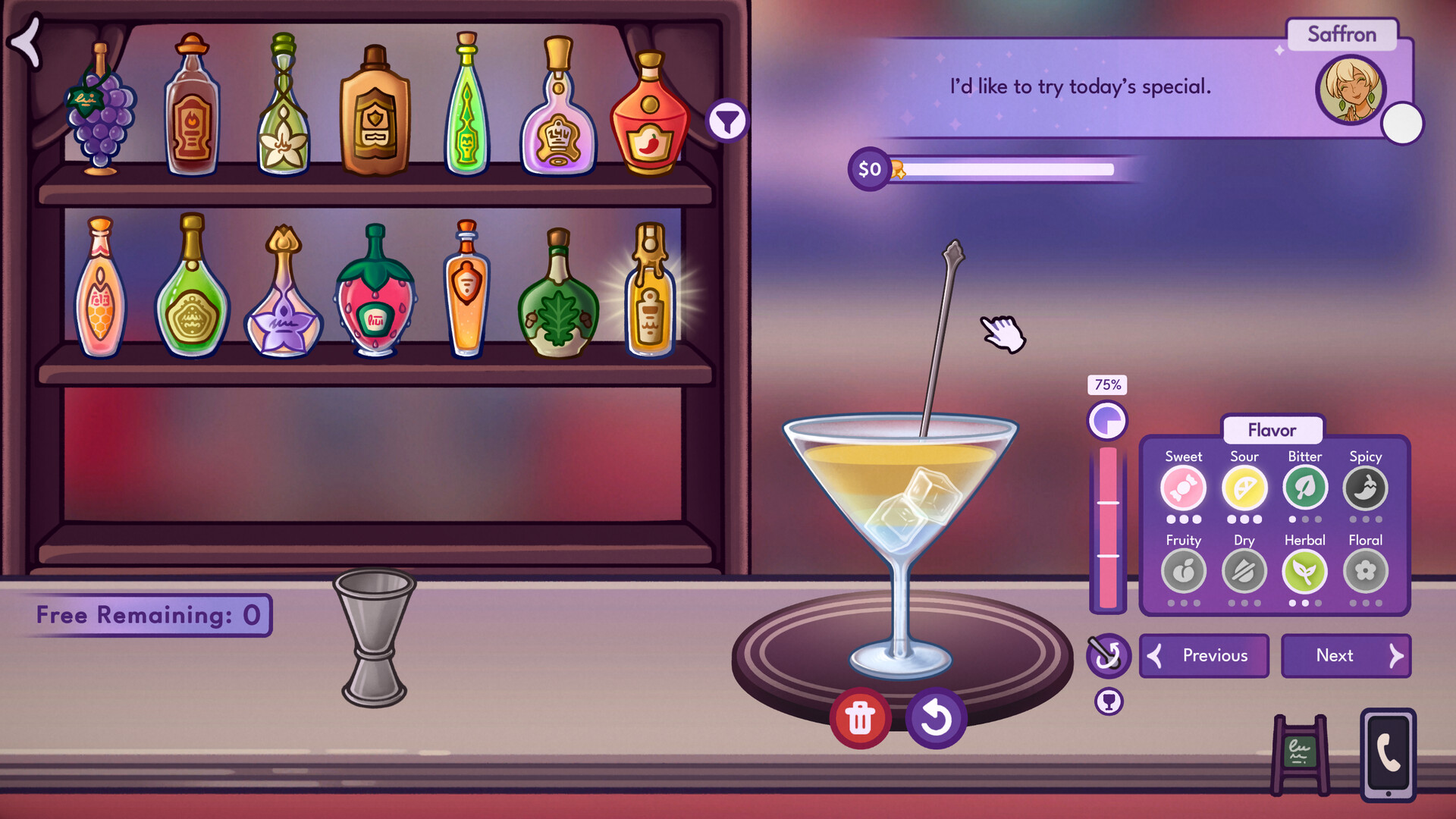Mixed Spirits: Bartender