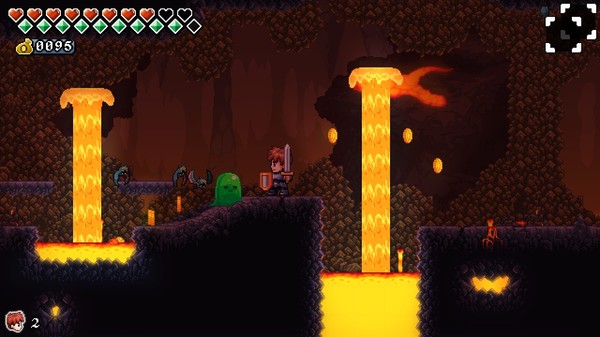 Screenshot of Songs for a Hero - Definitive Edition gameplay showing in-action mechanics