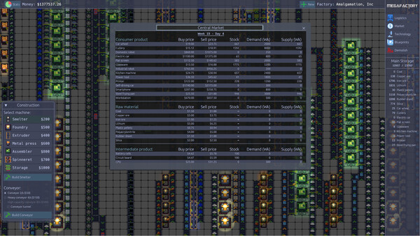 Скриншот из MegaFactory Tycoon
