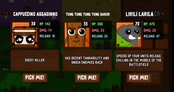 BrainRot Battle game for windows Pc 1