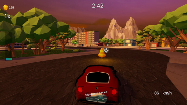 Screenshot of My Little Pursuit gameplay showing in-action mechanics