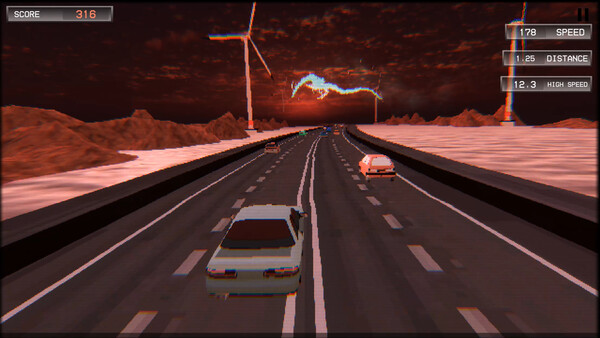 Скриншот из Drift Highway: Retro Console Edition Скриншот из Drift Highway: Retro Console Edition