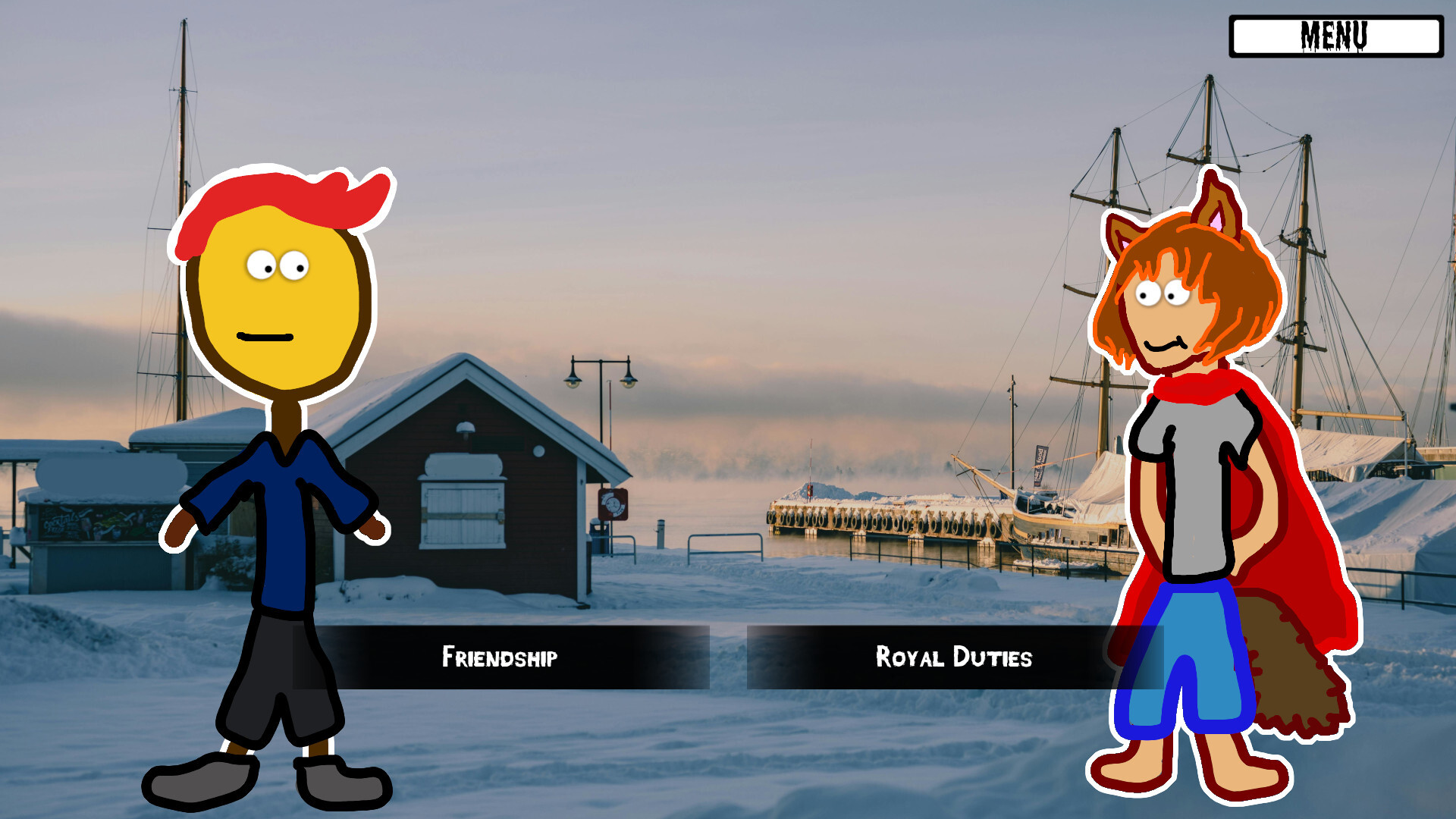 Girl Werewolf Hamlet Saves Christmas screenshot #6