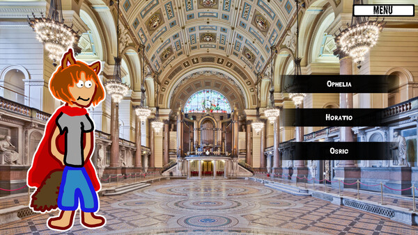 Girl Werewolf Hamlet Saves Christmas.