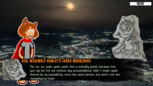 Girl Werewolf Hamlet Saves Christmas screenshot 1