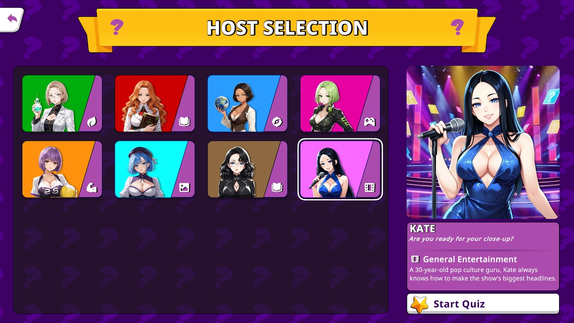 A Sexy Quiz Show screenshot #1