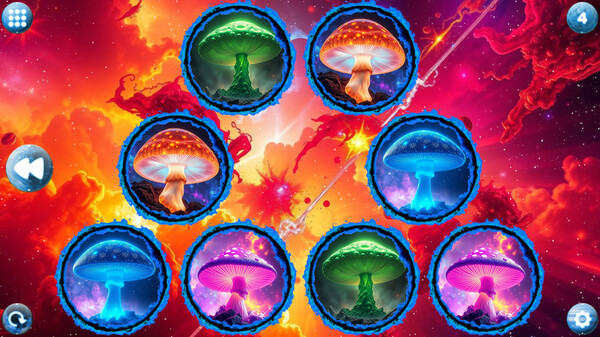 Скриншот 3 из игры Space Memory: Mushrooms