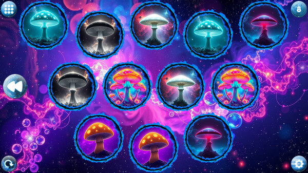 Скриншот 5 из игры Space Memory: Mushrooms