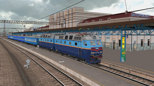 ZDSimulator - Dnipro-Genichesk (to Zaporizhia) Route