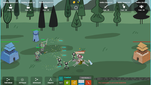Screenshot of Fengshen Siege gameplay showing in-action mechanics