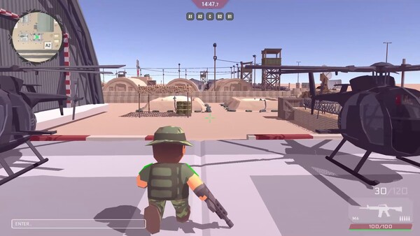 Screenshot of Critical Ops - Dead Zone gameplay showing in-action mechanics