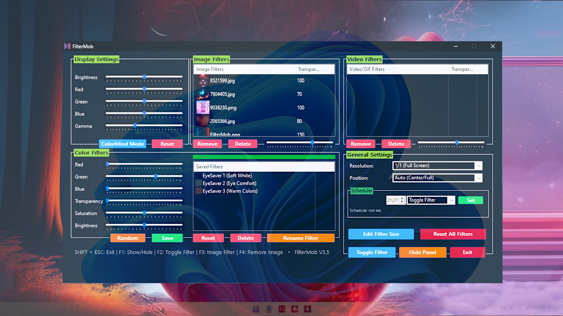 FilterMob – Screen Filter for Gaming, Work & Eye Strain Featured Screenshot #1