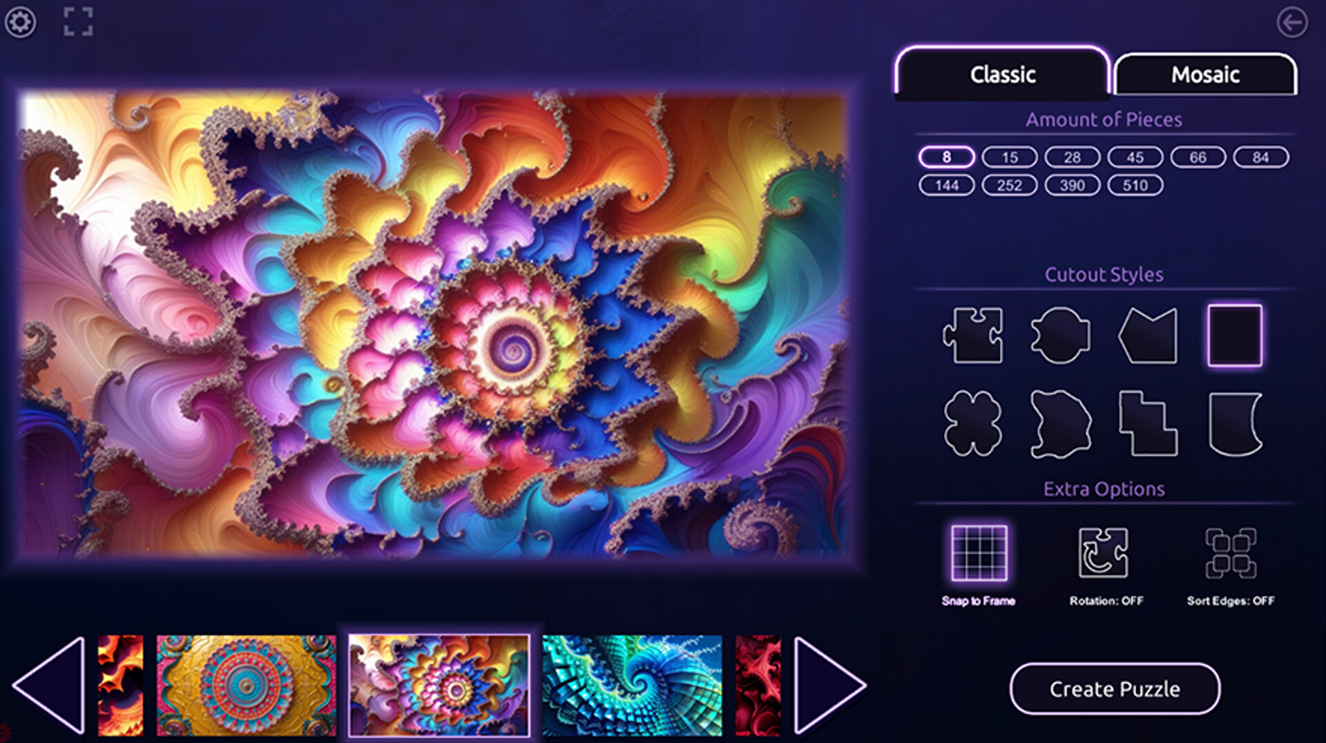 #4. Master of Pieces © Jigsaw Puzzle DLC - Mandalas and Fractals (Steam) 게시자: Graphium Studio
