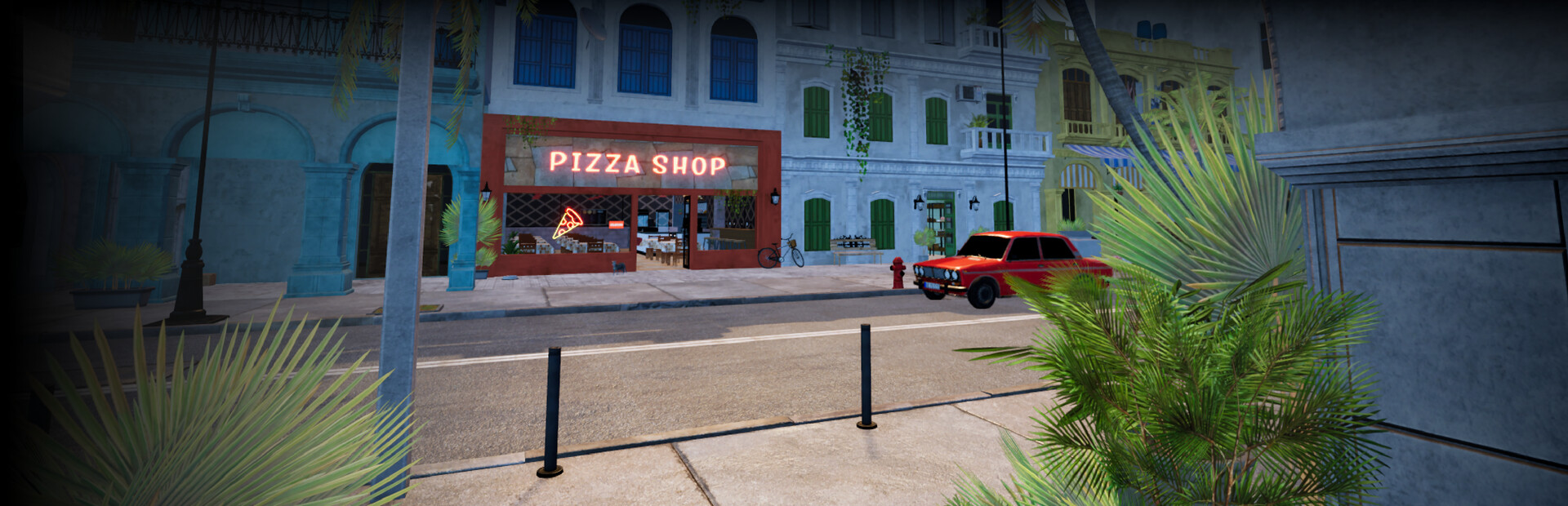 Pizza Restaurant Together