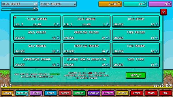 Idle Pixels game for windows Pc 1