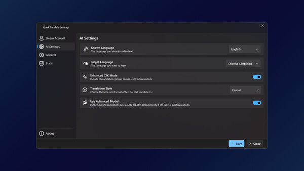 Quick Translate game for Linux 1