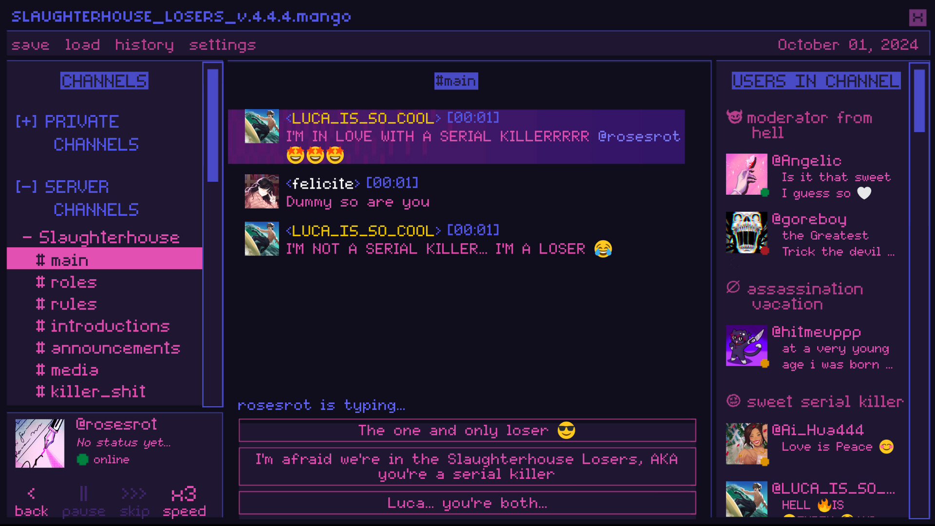 Killer Chat! Expanded Edition - Heatwaves DLC Featured Screenshot #1