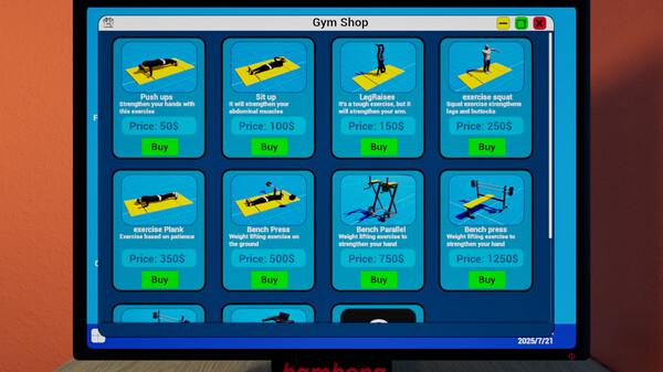Gym Simulator game for windows Pc 1