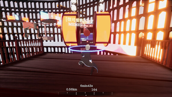 登上自由解放之塔.