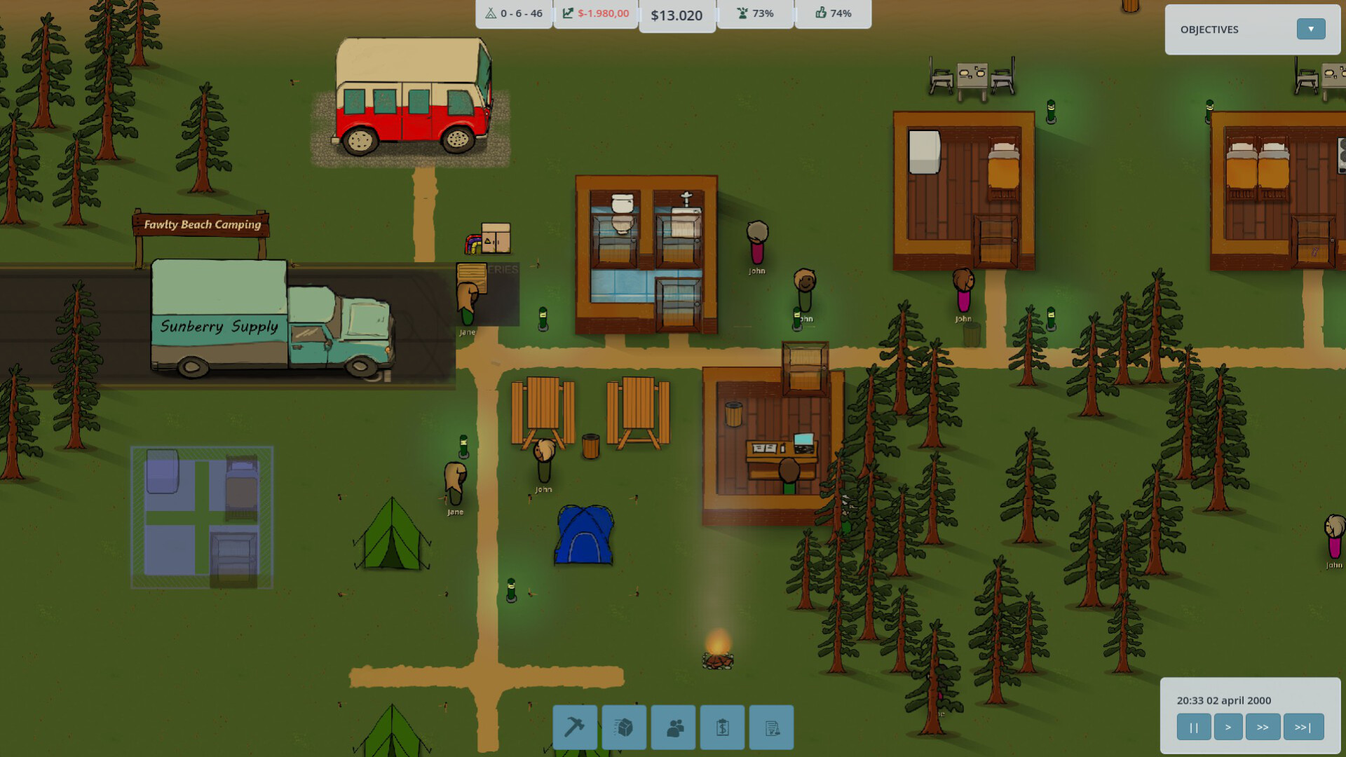 Campsite Architect screenshot 1