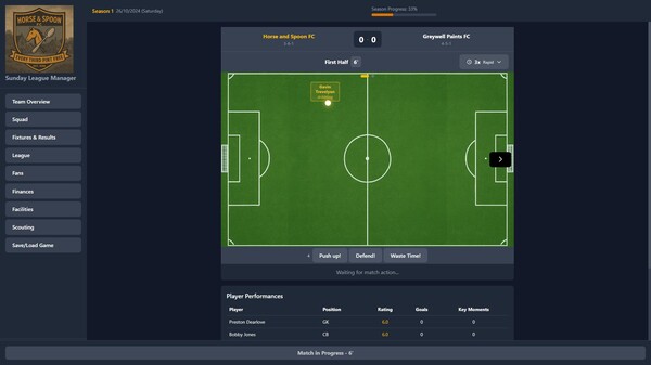 Скриншот из Sunday League Manager: Horse & Spoon