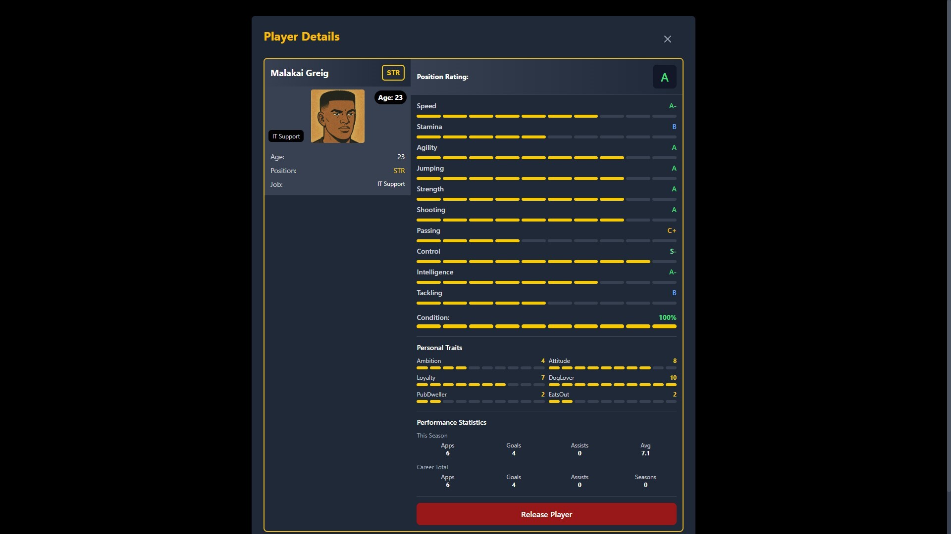 Sunday League Manager: Horse and Spoon screenshot #2
