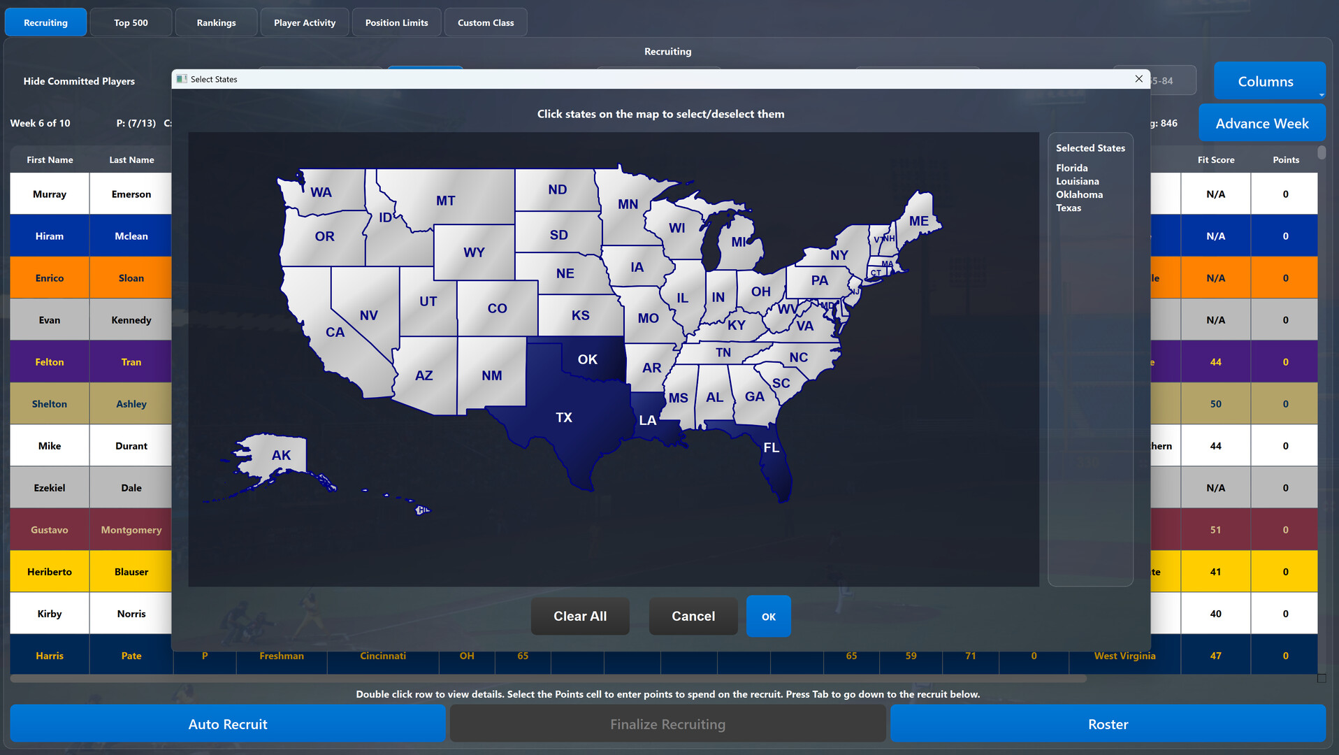 College Baseball: Dynasty Builder screenshot 2
