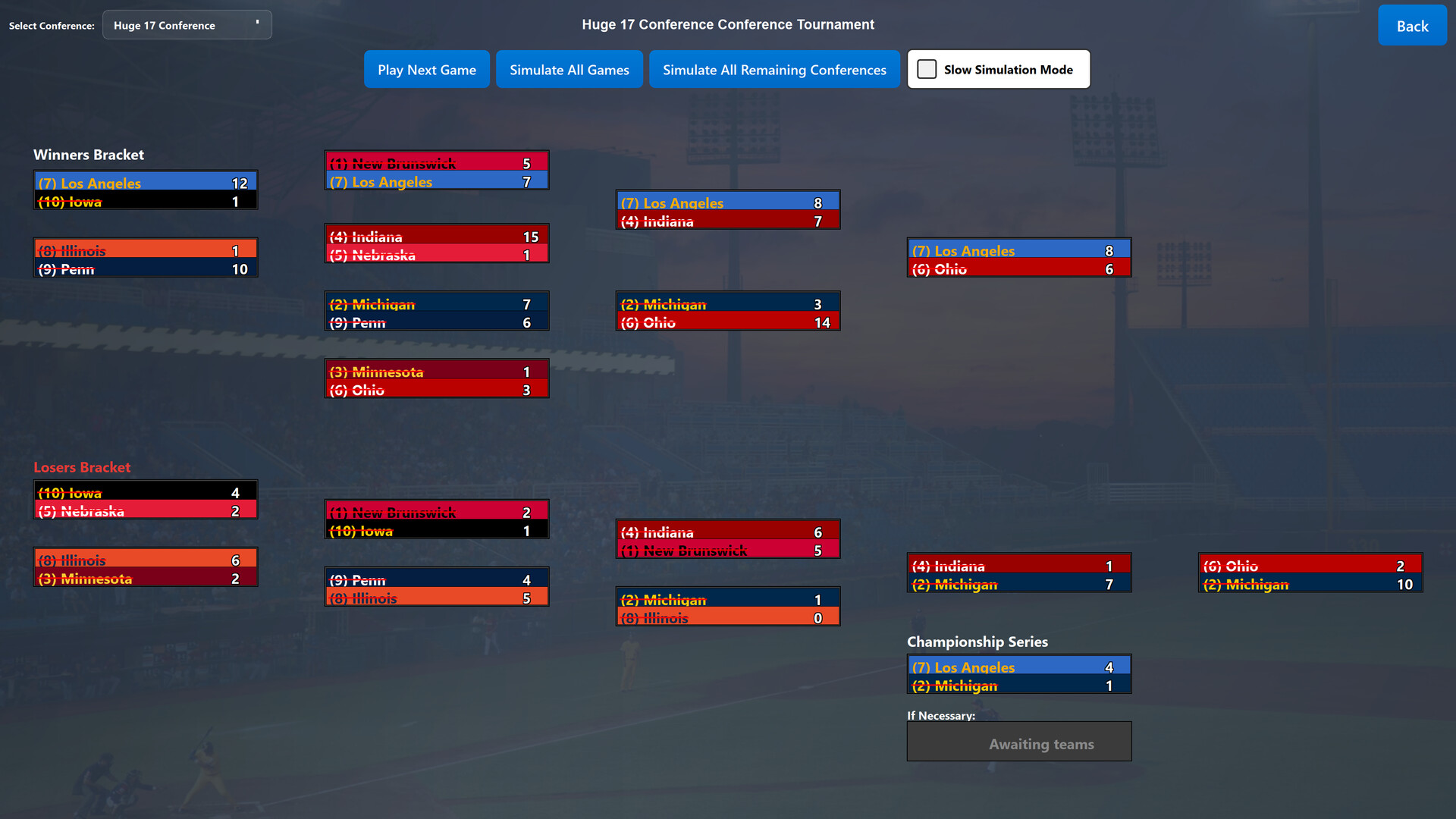 College Baseball: Dynasty Builder screenshot 5