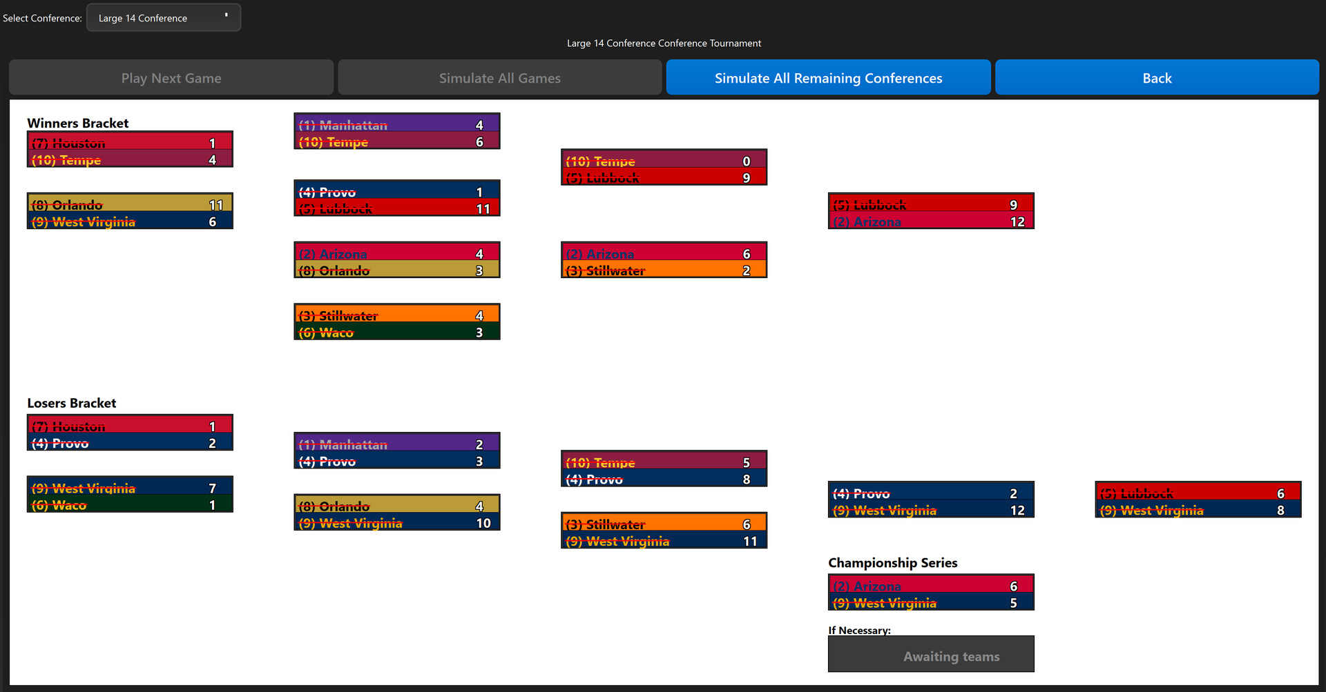 College Baseball: Dynasty Builder screenshot #3