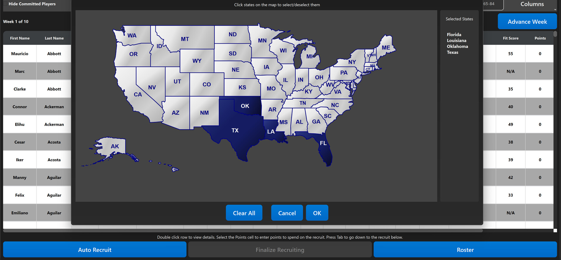 College Baseball: Dynasty Builder screenshot #2