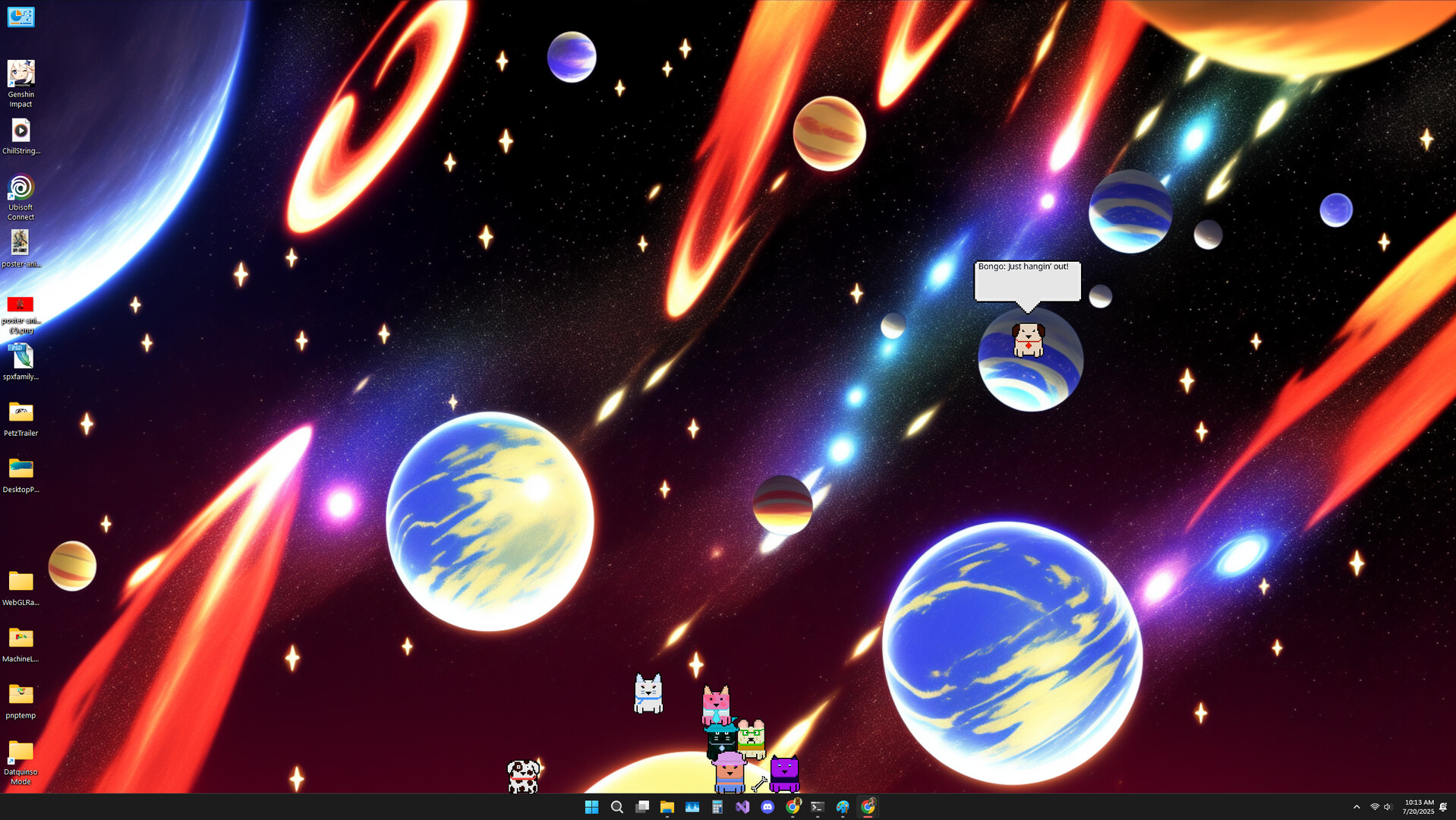 #5. Datquinso Desktop Pets (Steam) 由: Datquinso