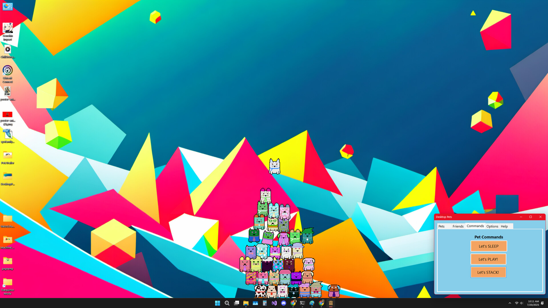 #2. Datquinso Desktop Pets (Steam) 由: Datquinso