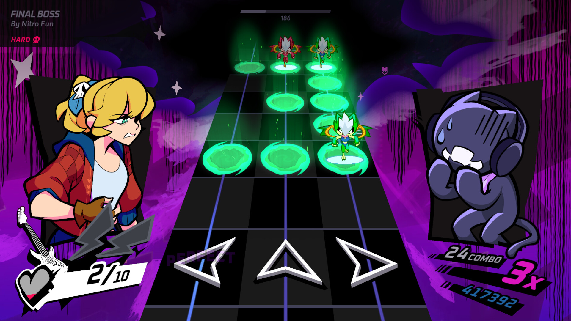 #2. Rift of the NecroDancer: Monstercat - "Final Boss" (Steam) 게시자: Brace Yourself Games