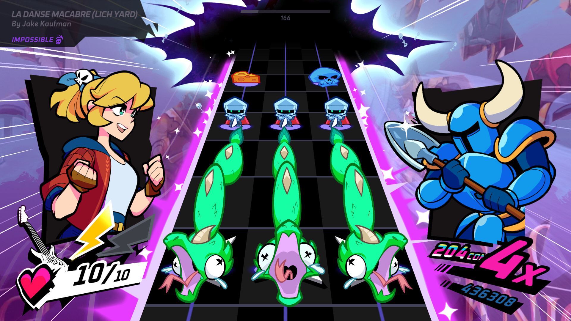 Rift of the NecroDancer: Shovel Knight - "La Danse Macabre (Lich Yard)" - Jake Kaufman Featured Screenshot #1