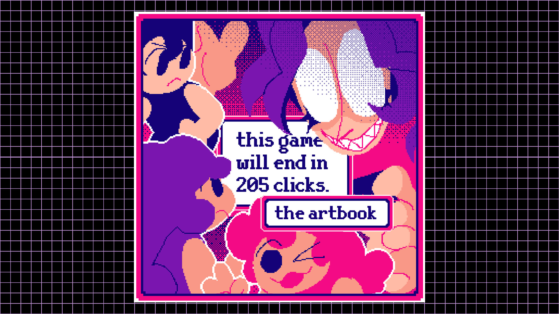 this game will end in 205 clicks - the artbook Featured Screenshot #1