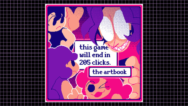 this game will end in 205 clicks - the artbook