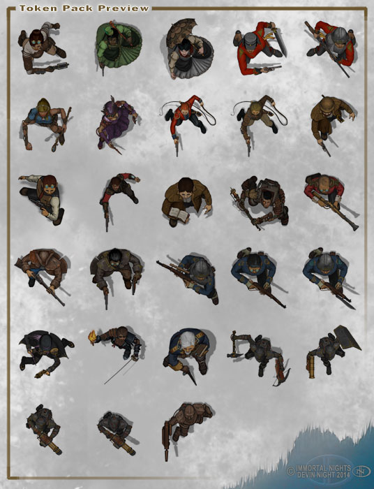 Fantasy Grounds - Top Down Tokens - Steampunk Featured Screenshot #1